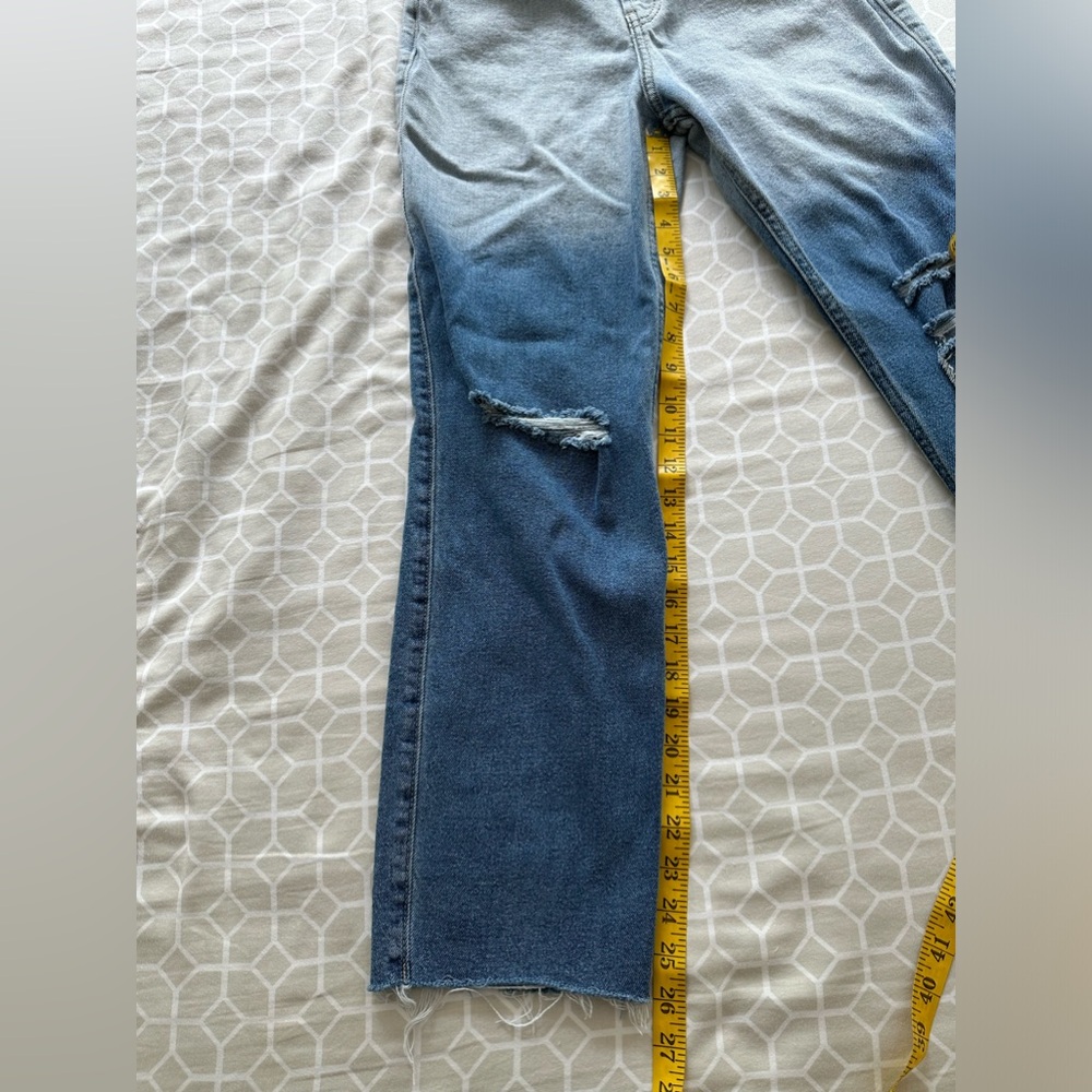 Hollister ripped jean Ultra high-rise vintage straight, size 1R W25 L27 - Picture 5 of 9